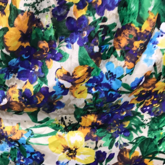 Anna Grace Floral Scoop Neck Open Back Sun Dress - Picture 4 of 7